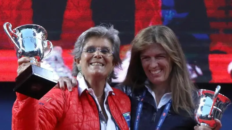 Franca Boni con la figlia Monica Barziza