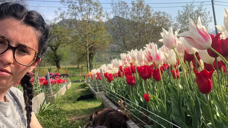 Martina Pagani al lavoro