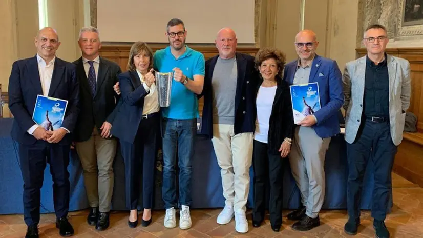 La presentazione degli Internazionali femminili di tennis - © www.giornaledibrescia.it