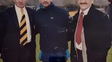 Dino Della Fiore (a destra) con Roberto Baggio (al centro)