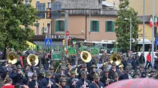 La sfilata delle penne nere bresciane all'Adunata degli Alpini a Udine
