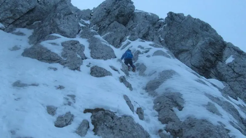 Parete nord del Pizzo Camino, cima che eleva tra Borno e Schilpario - Foto di Valentino Cividini