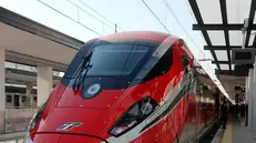 Un treno alta velocità a Brescia - New Eden Group © www.giornaledibrescia.it