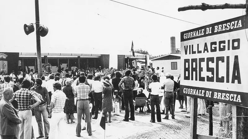 Il villaggio Brescia a Buja, in Friuli, realizzato coi fondi dei lettori del GdB - © www.giornaledibrescia.it