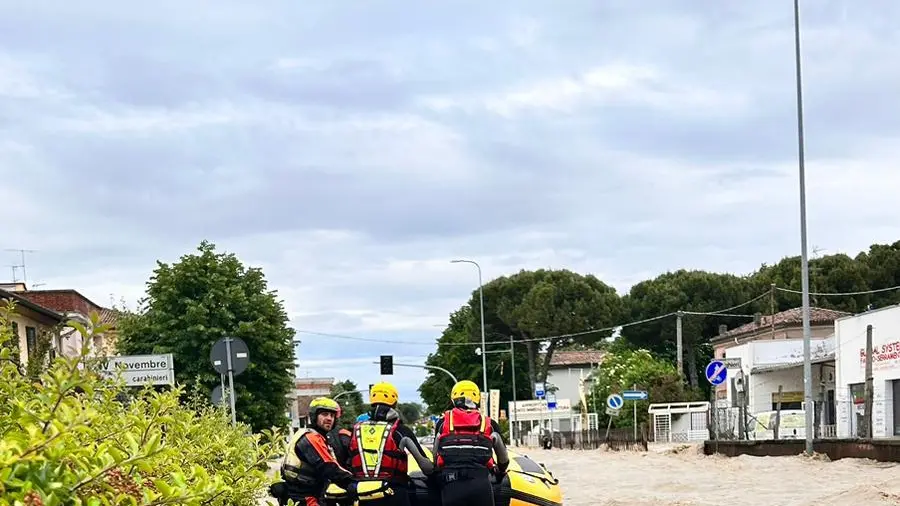 L'impegno dei soccorritori bresciani in Emilia Romagna