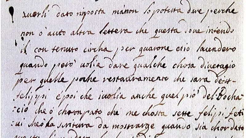 La lettera di Ceruti del 9 gennaio 1973