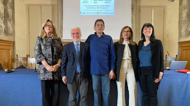 La presentazione in Loggia del Dizionario dei pittori bresciani