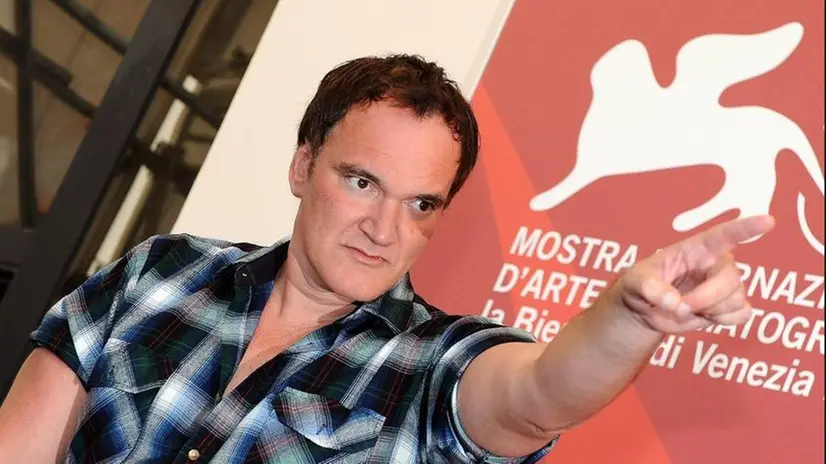 Il regista Quentin Tarantino in una delle sue precedenti visite in Italia - Foto Ansa © www.giornaledibrescia.it
