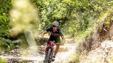 Un tratto di competizione è in mountain bike - © www.giornaledibrescia.it