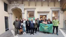 La squadra di Europa Verde, con al centro Salvatore Fierro