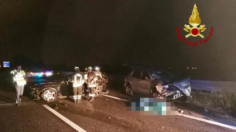 Scontro fra 3 auto su A13, un morto e tre feriti | Giornale di Brescia