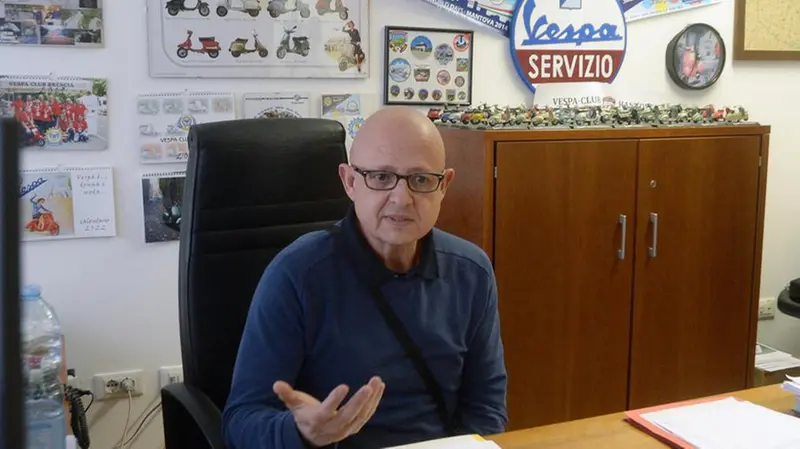 Fabrizio Meli, responsabile Ufficio corpi di reato - Foto Marco Ortogni Neg © www.giornaledibrescia.it