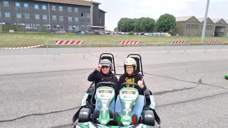 I due «campioni» Arnoux e Tremolada - Foto © www.giornaledibrescia.it