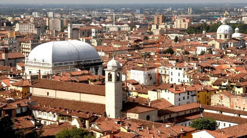 Una visione di Brescia dall'alto - © www.giornaledibrescia.it