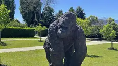 Una delle sculture di Rivalta
