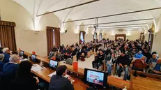 La presentazione nell'Aula Magna dell’Università di Brescia © www.giornaledibrescia.it