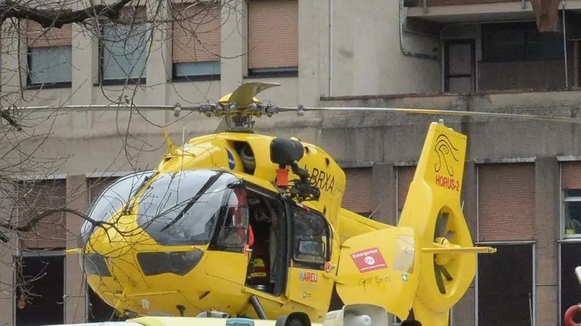 La donna caduta a Bagnolo Mella è stata portata all’ospedale Civile  - Foto d'Archivio