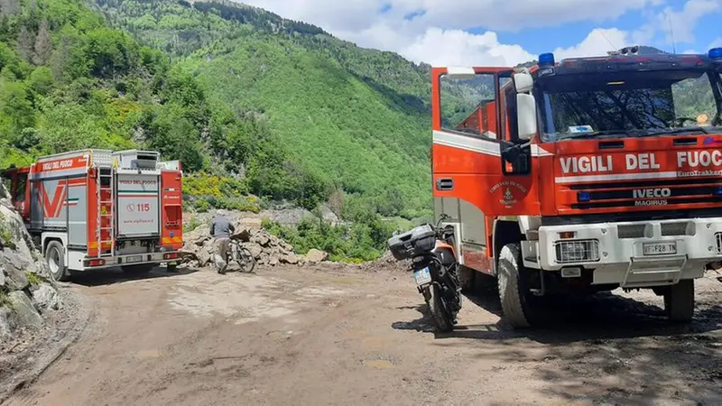 Il luogo sopra Bagolino dove è morto un uomo schiacciato da un albero - Foto © www.giornaledibrescia.it