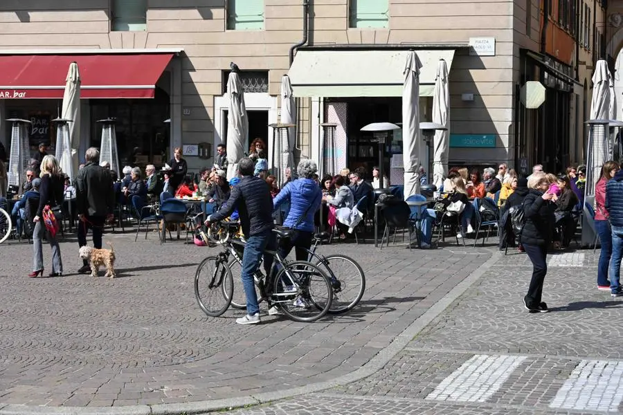 Brescia si anima di turisti nel giorno di Pasquetta