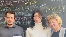 Giovanni Mori, Valentina Gastaldi e Monica Frassoni di Brescia Attiva
