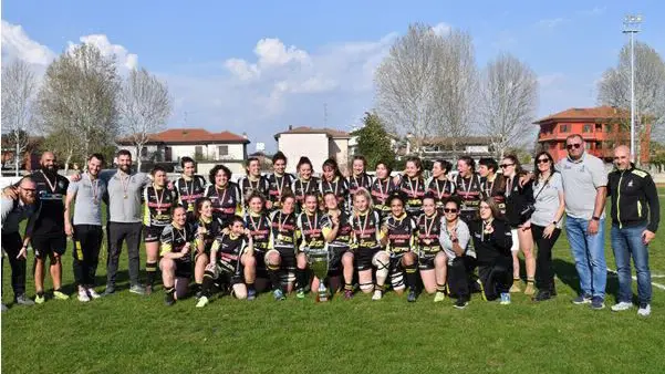 Le ragazze del Calvisano Rugby - © www.giornaledibrescia.it