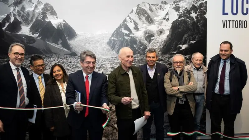 L'inaugurazione della mostra