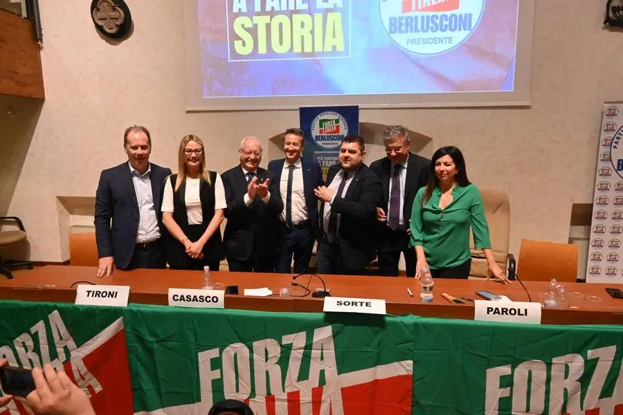L'assemblea di Forza Italia