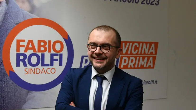 L'inaugurazione della sede elettorale di Fabio Rolfi