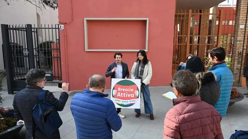 Giovanni Mori e Valentina Gastaldi per Brescia Attiva