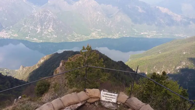 Il lago d'Idro visto dal Monte Stino - Foto Ruggero Bontempi