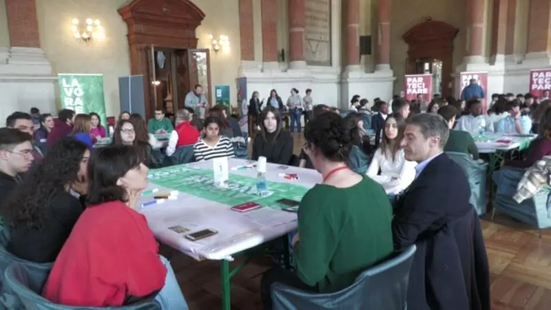 Maturi al punto giusto, gli studenti bresciani in Loggia