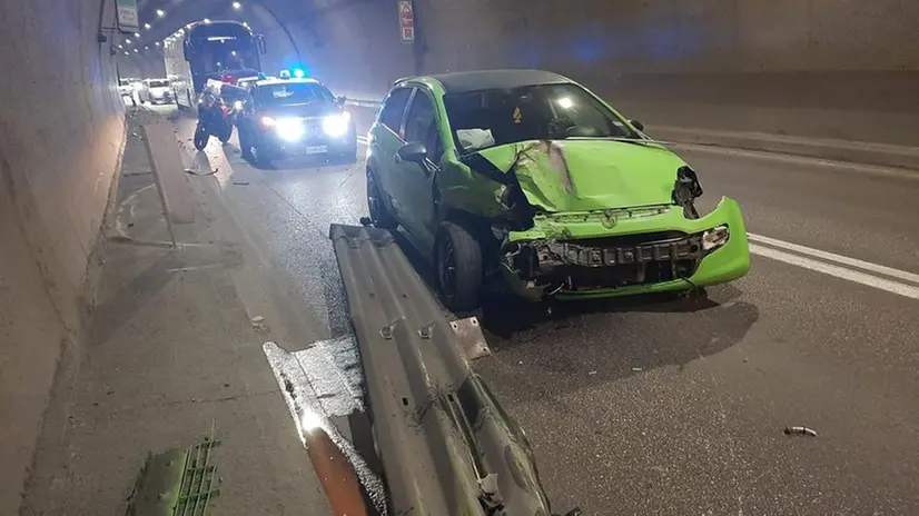 Lo schianto a Sabbio Chiese è avvenuto all'interno della galleria Pavone
