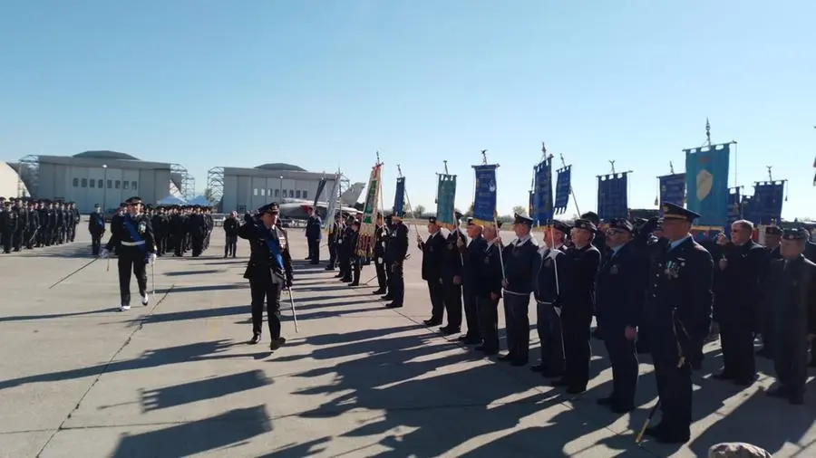 La cerimonia per i cent'anni dell'Aeronautica Militare a Ghedi