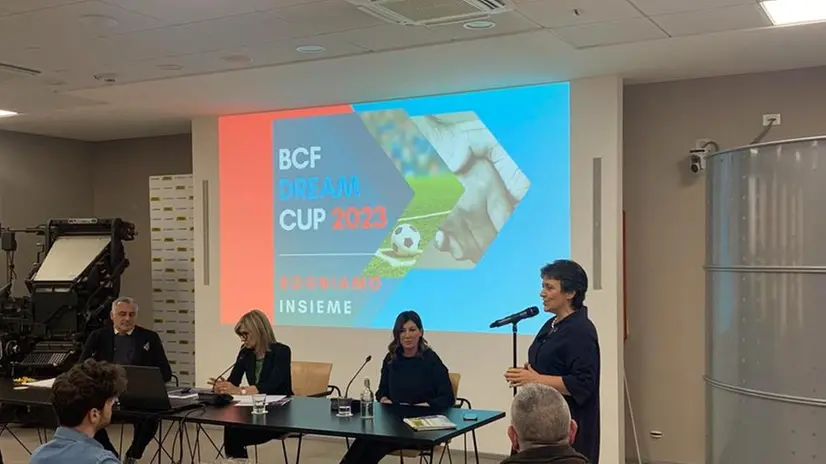 La presentazione in sala Libretti della «Bcf Dream Cup»