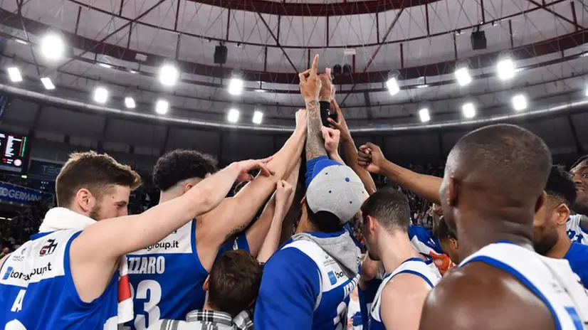 La Germani batte l'Olimpia Milano 83-74 al PalaLeonessa