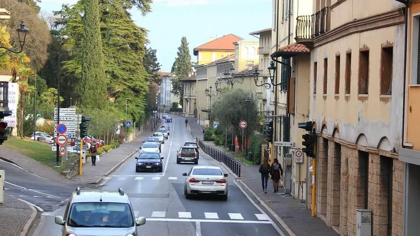 Il tratto della Gardesana che sarà interessato dal senso unico