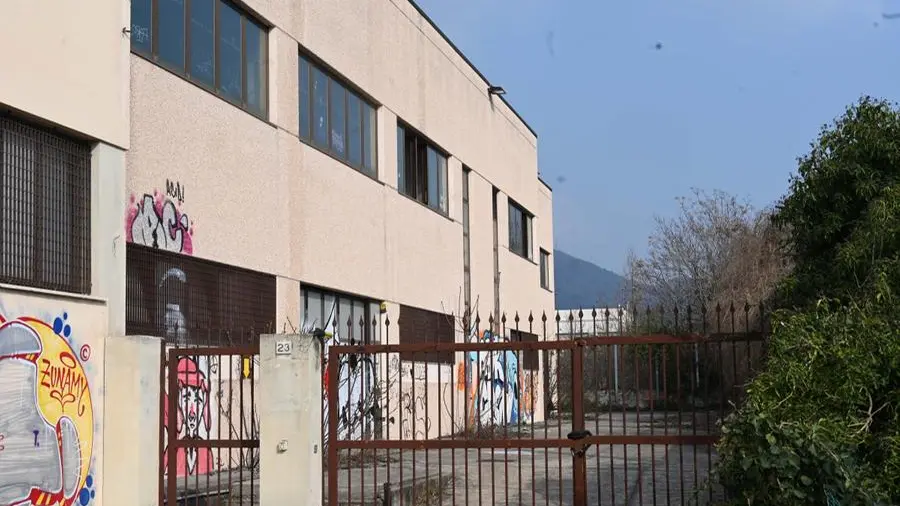 Le attuali condizioni dell'area Ex Editrice La Scuola