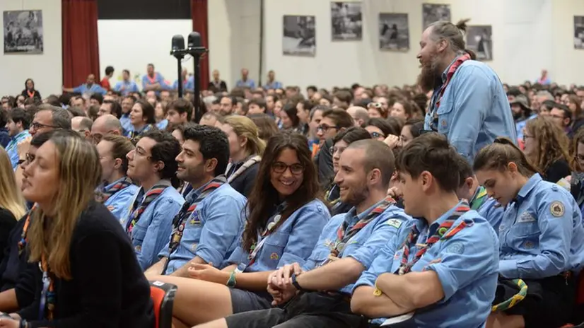 Il ritrovo dei capi scout lombardi dell'Agesci al Brixia Forum