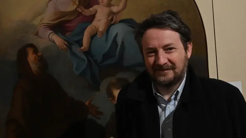Il curatore della mostra, Angelo Loda - Foto New Reporter Favretto © www.giornaledibrescia.it