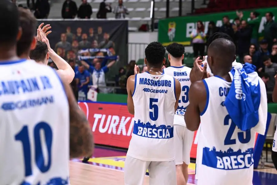 Basket, Eurocup: Germani Brusaspor - Brescia 86-76