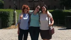 Silvia e Paola Zani con la madre Laura Ziliani che hanno confessato di aver ucciso