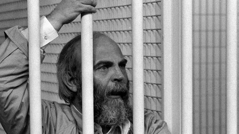 Concutelli in aula durante uno dei processi