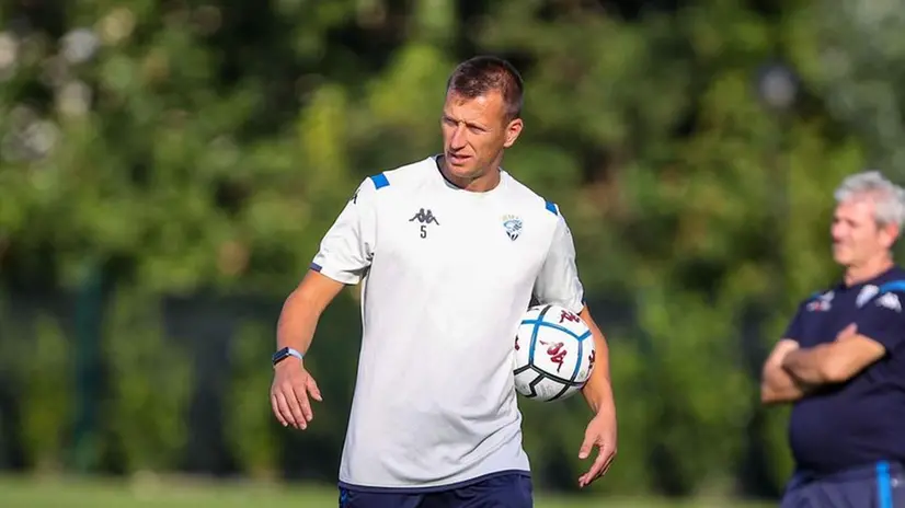 Il tecnico delle rondinelle Gastaldello - Foto New Reporter © www.giornaledibrescia.it