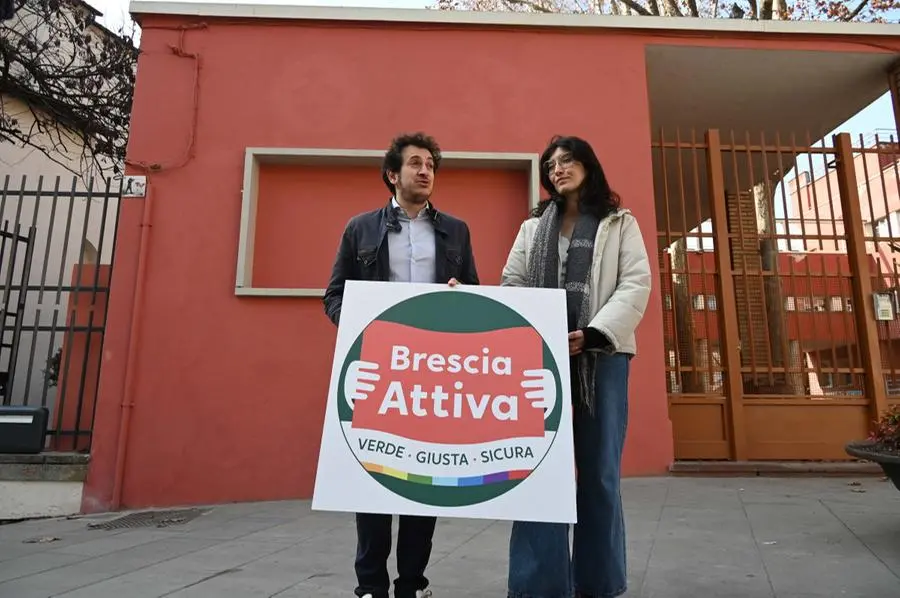 Giovanni Mori e Valentina Gastaldi per Brescia Attiva
