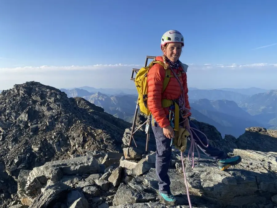 Giulia Venturelli, la prima e sola donna bresciana ad essere guida alpina
