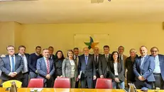 Sindaci e parlamentari bresciani al completo insieme al ministro Pichetto Fratin