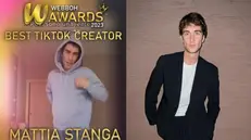 Mattia Stanga si è aggiudicato i premi «Best TikTok creator» e «Best comedy creator»