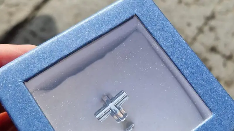 L’anello donatodai ragazzi dell’istituto Falcone a papa Francesco © www.giornaledibrescia.it