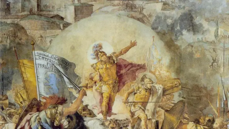 Affresco di Tiepolo nella chiesa dei Santi Faustino e Giovita