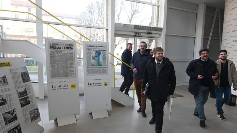 Pierfrancesco Majorino in visita alla redazione del GdB
